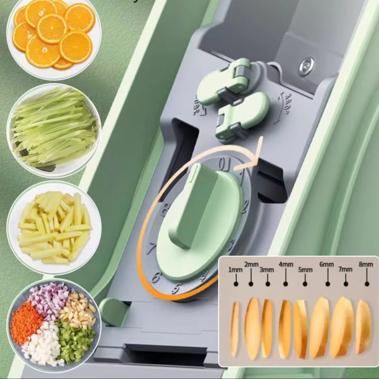 Adjustable Mandoline Slicer Stainless Steel Vegetable Slicer Julienne Safe Vegetable Dicer Onion Carrot Slicer