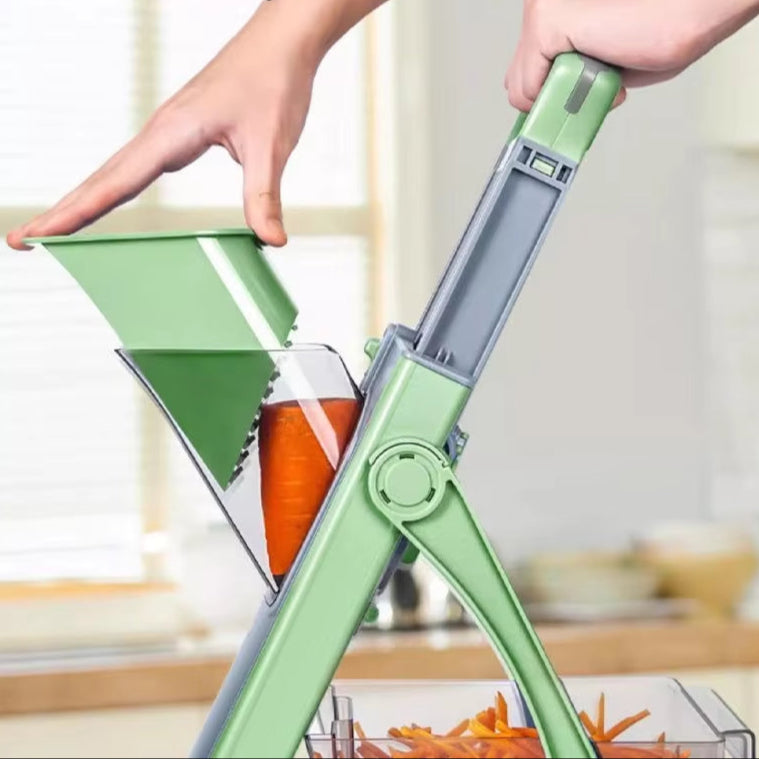 Adjustable Mandoline Slicer Stainless Steel Vegetable Slicer Julienne Safe Vegetable Dicer Onion Carrot Slicer